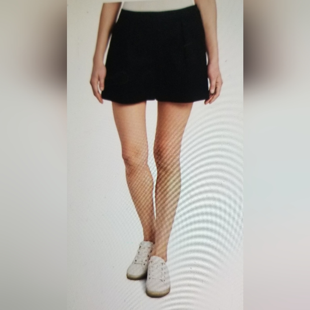 Charlotte Russe Black zipper on the side casual high waist wide leg